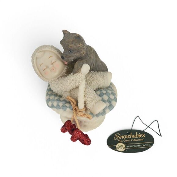 VTG Snowbabies Wizard of Oz Guest Collection "Make Room for Toto" Trinket Box - Picture 1 of 8